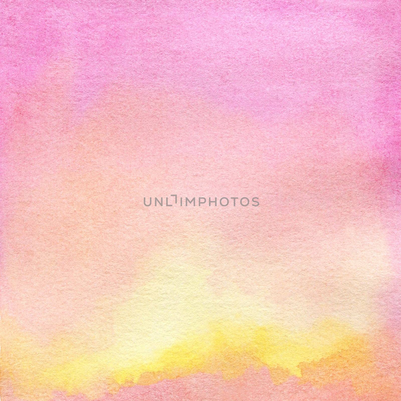 Pink watercolor background with spots, dots, blurred circles. Hand-drawn illustration