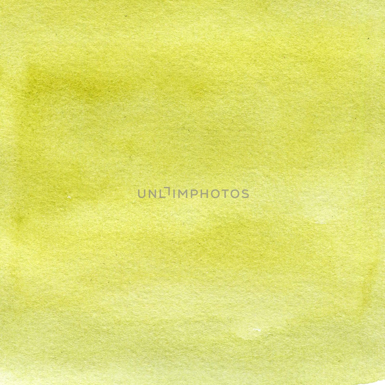 Watercolor green background with brush strokes, dots, spots. Hand-drawn illustration