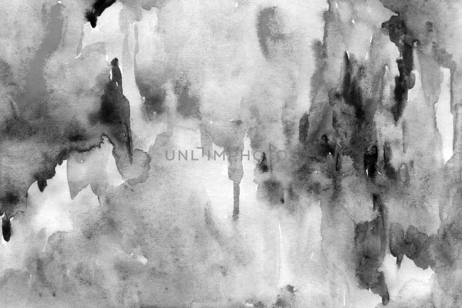 Black and white monochrome watercolor texture