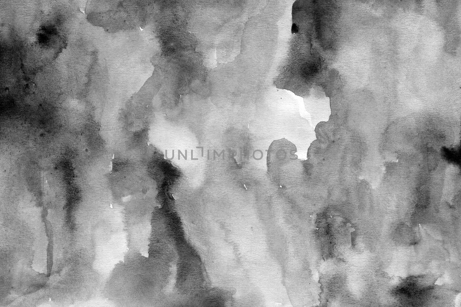 Black and white monochrome watercolor texture