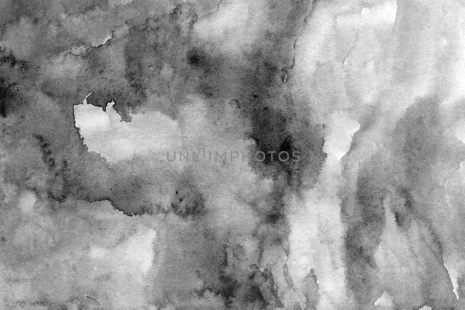 Black and white monochrome watercolor texture