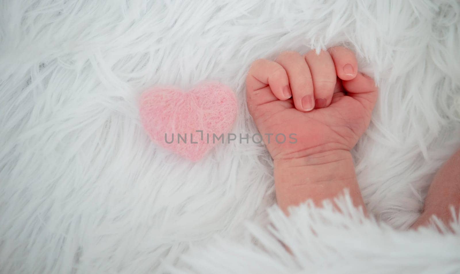 cute little girl baby sleeping with teddy bear