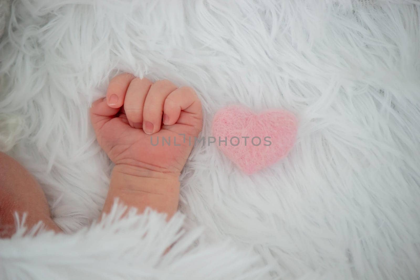 cute little girl baby sleeping with teddy bear