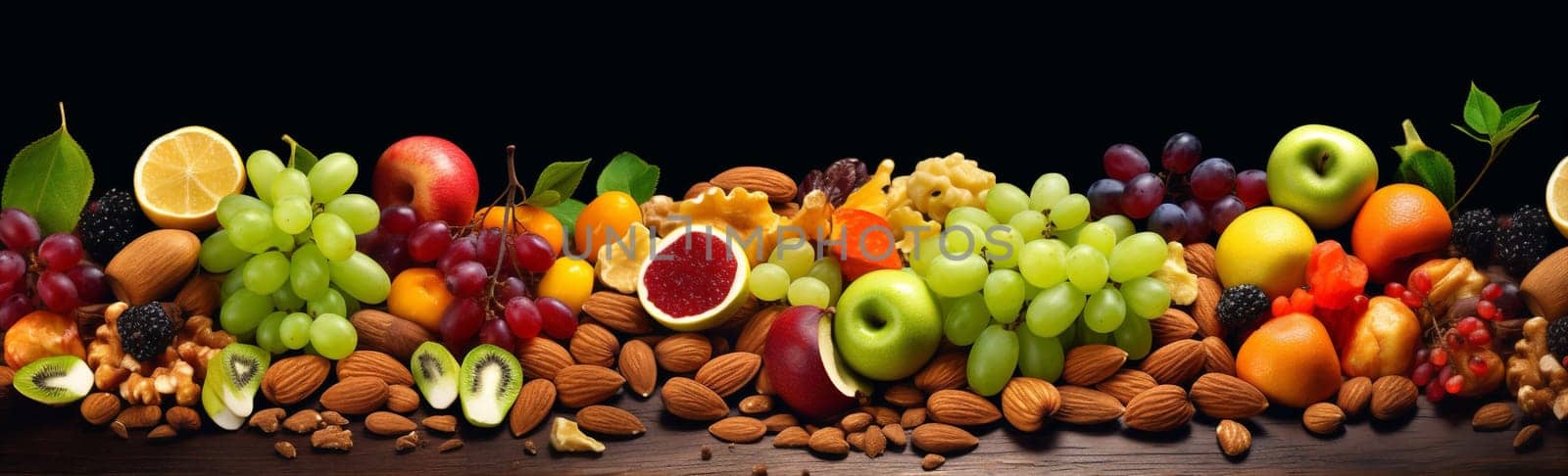 Assorted hazelnut almonds ingredient nut dried cashew snack mixed walnut vegan healthy by Vichizh