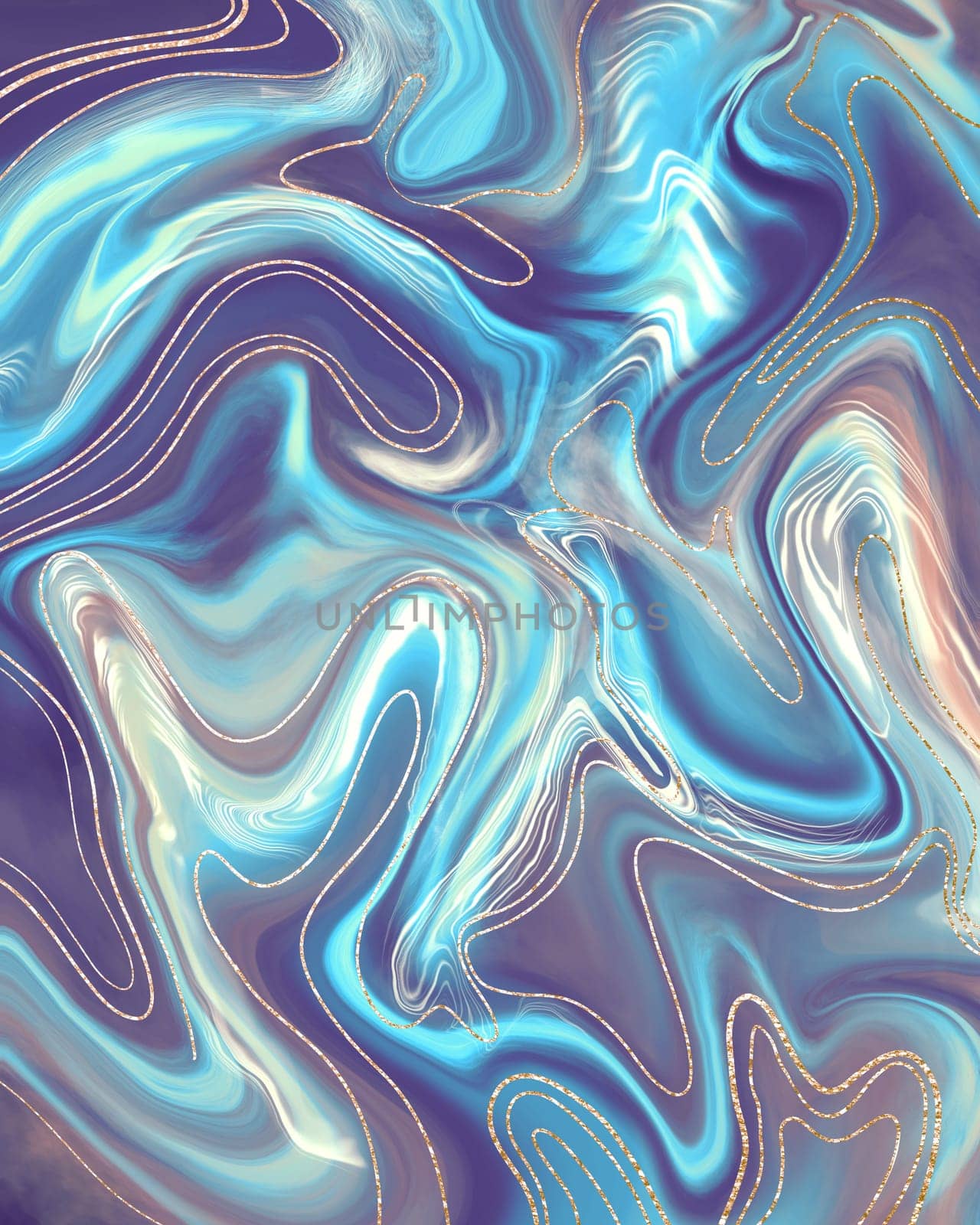 Blue marble texture. Liquid shiny blue stone texture. Luxury design of backgrounds, banners, flyers, invitations, postcards, packaging