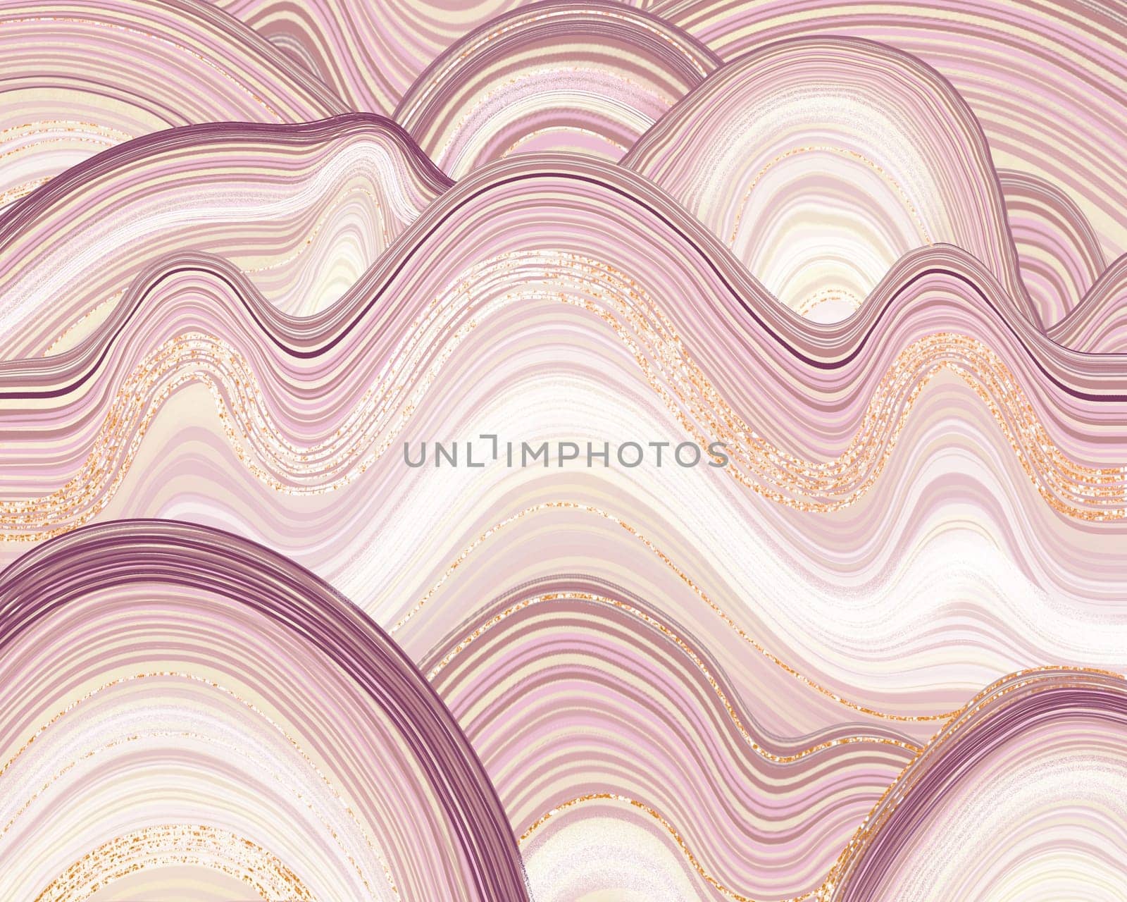 .Pink agate texture. Natural agate stone texture with pink and gold stripes. Fashionable modern background for banner, cover, and packaging design