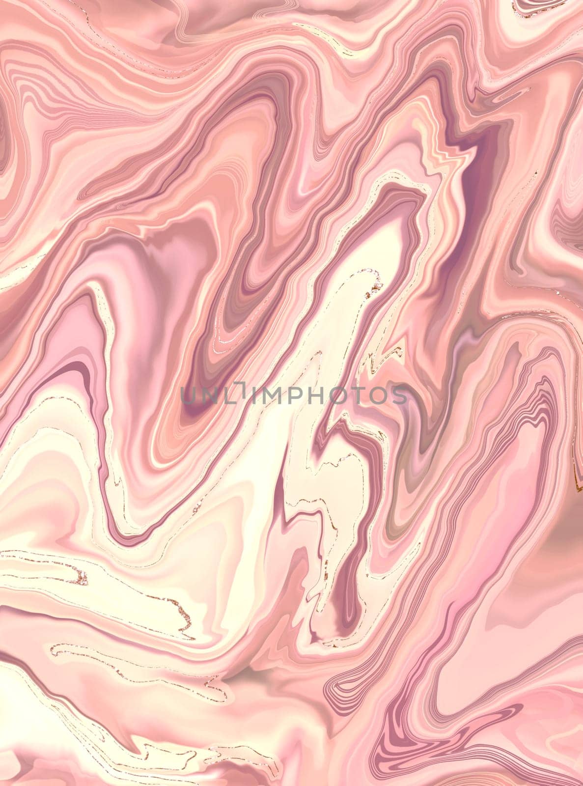 Elegant marble texture. Rose gold liquid shiny texture. Luxury design of backgrounds, banners, flyers, invitations, postcards, packaging