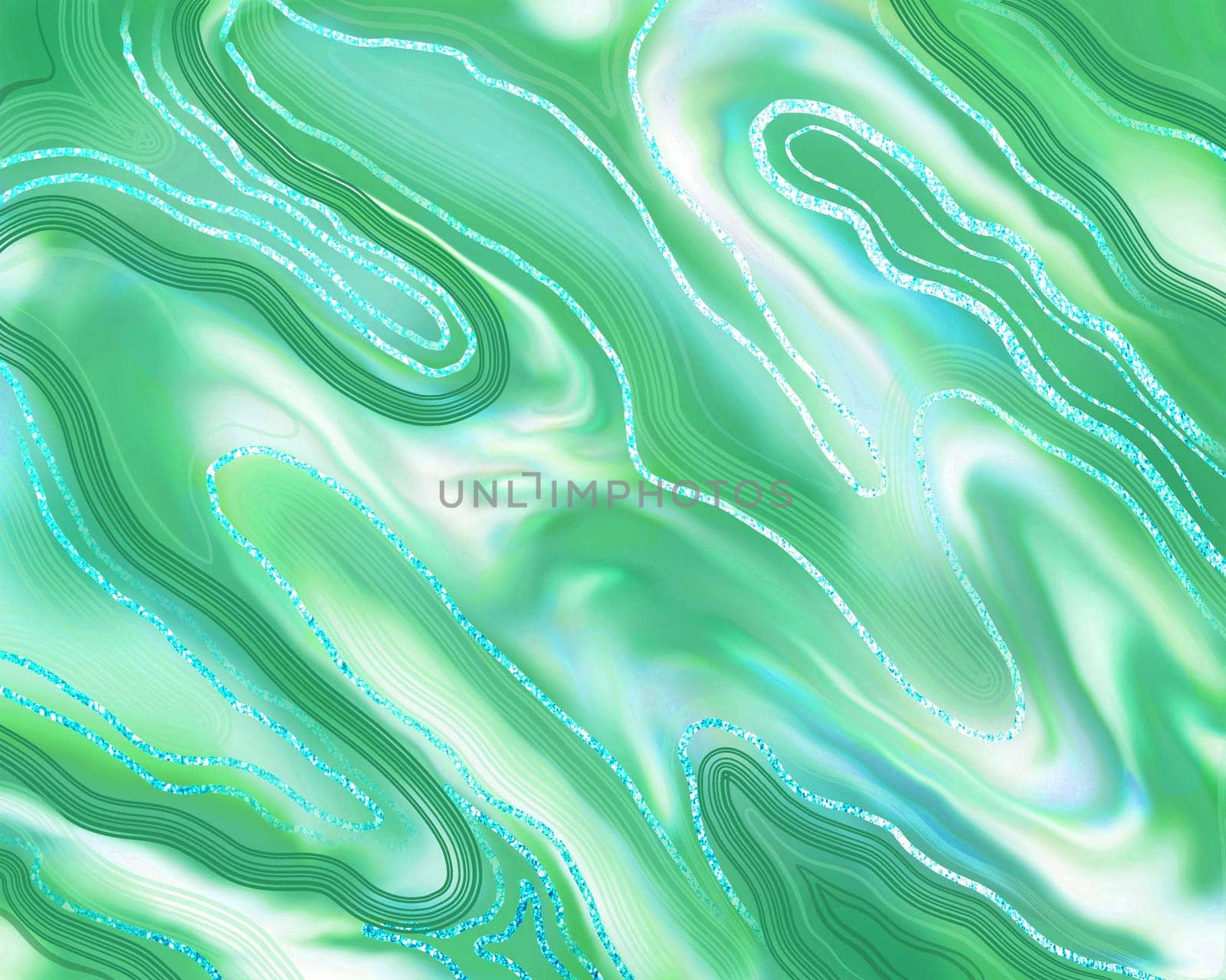Green marble texture. Liquid shiny texture. Luxury design of backgrounds, banners, flyers, invitations, postcards, packaging