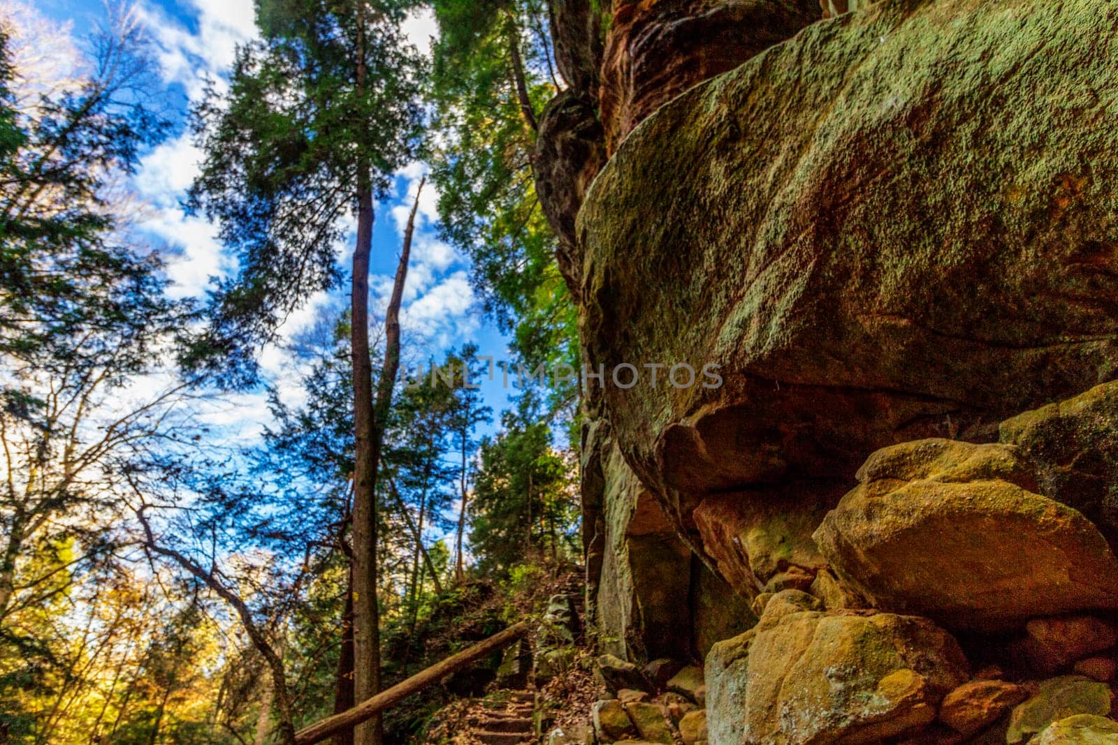 View of Rockhouse, Hocking Hills State Park, Ohio