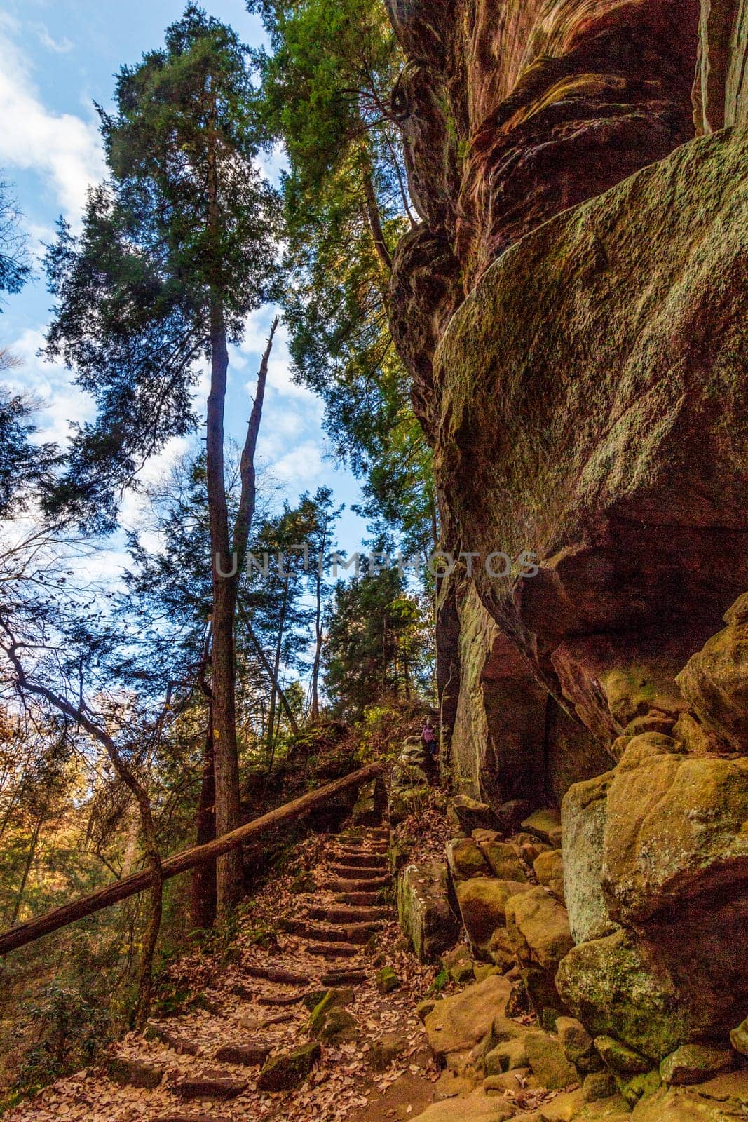 View of Rockhouse, Hocking Hills State Park, Ohio