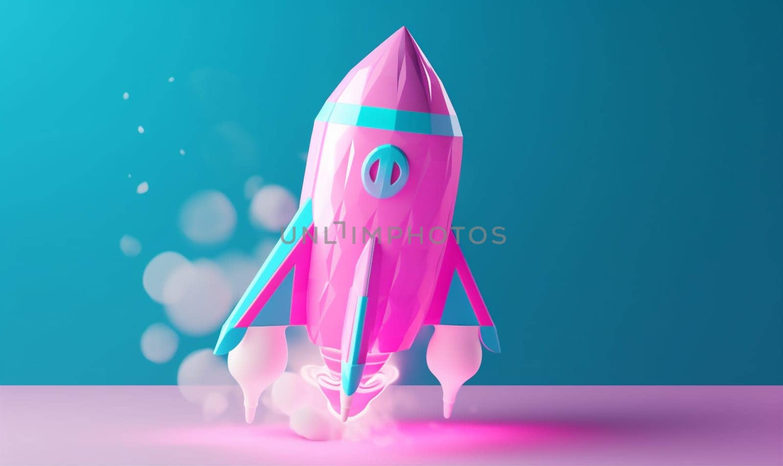 launch space start bitcoin business finance spaceship rocket startup technology. Generative AI. by Vichizh