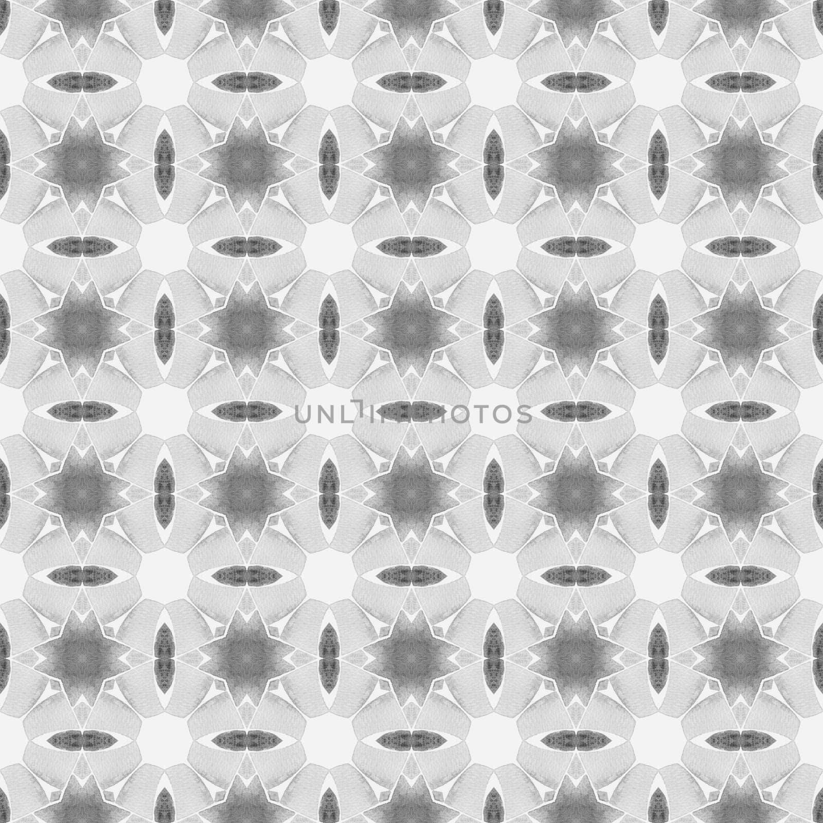 Summer exotic seamless border. Black and white beauteous boho chic summer design. Exotic seamless pattern. Textile ready imaginative print, swimwear fabric, wallpaper, wrapping.