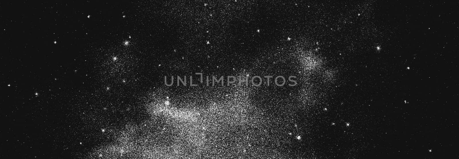 Galaxy background black and white