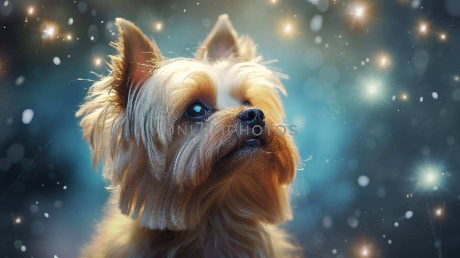 Close-Up of Adorable Dog with Soft, Blurred Background.