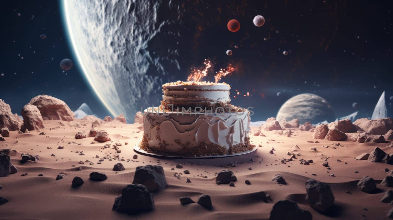 A Delicious Cake With Layers of Sweetness and a Desert Oasis.