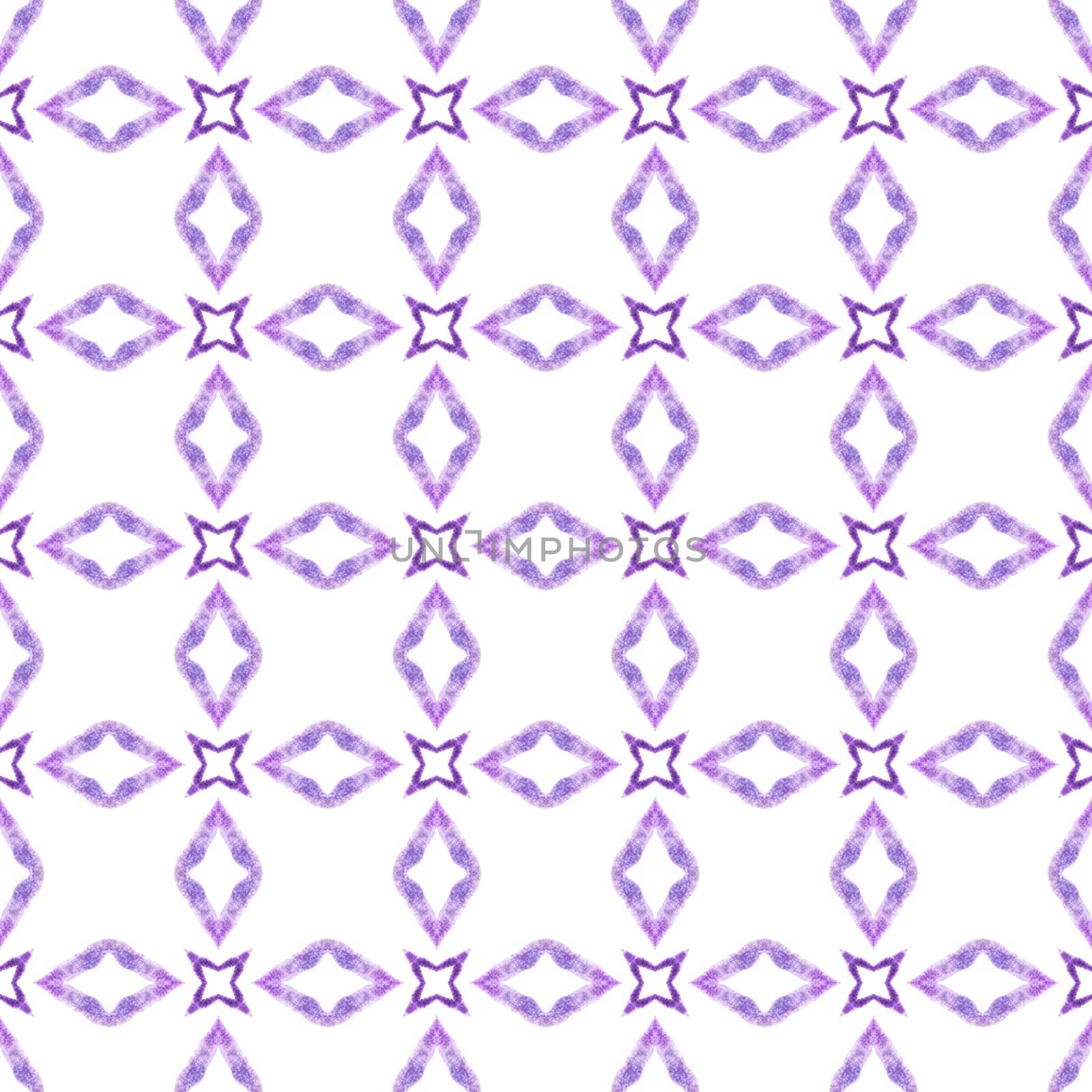 Textile ready delightful print, swimwear fabric, wallpaper, wrapping. Purple Actual boho chic summer design. Hand drawn tropical seamless border. Tropical seamless pattern.