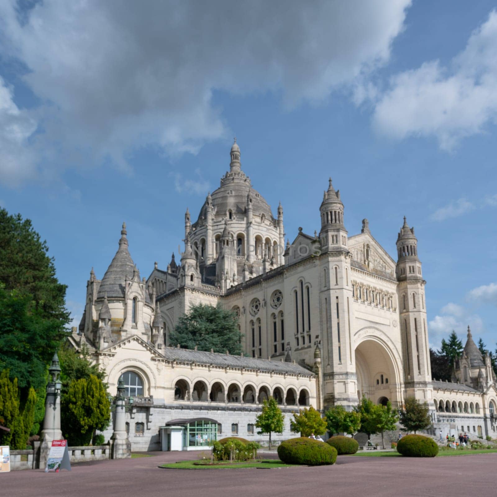 The Basilica Sainte Therese of Lisieux, Calvados department, France. High quality photo