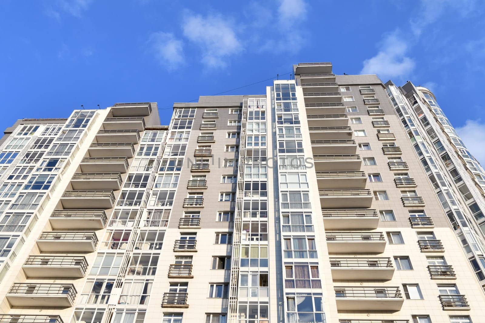 The Modern multi-storey residential building in Moscow, Russia