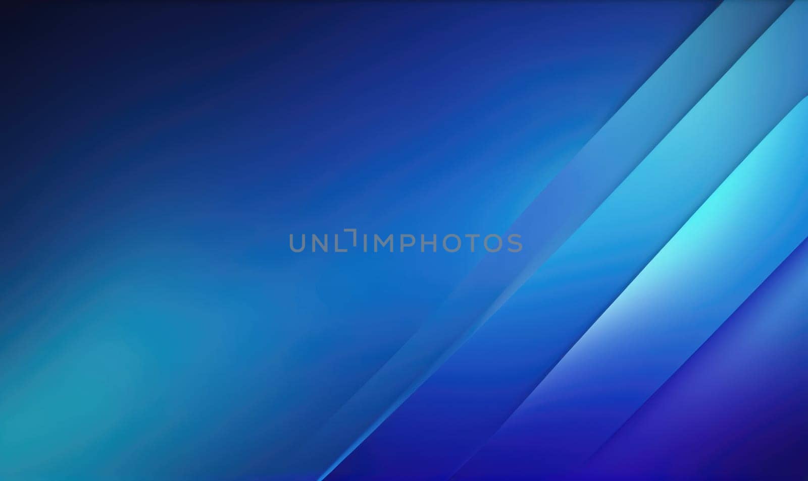 A digital illustration featuring a gradient background. The background fades from a dark blue to a light blue. Several light blue diagonal lines run across the background.