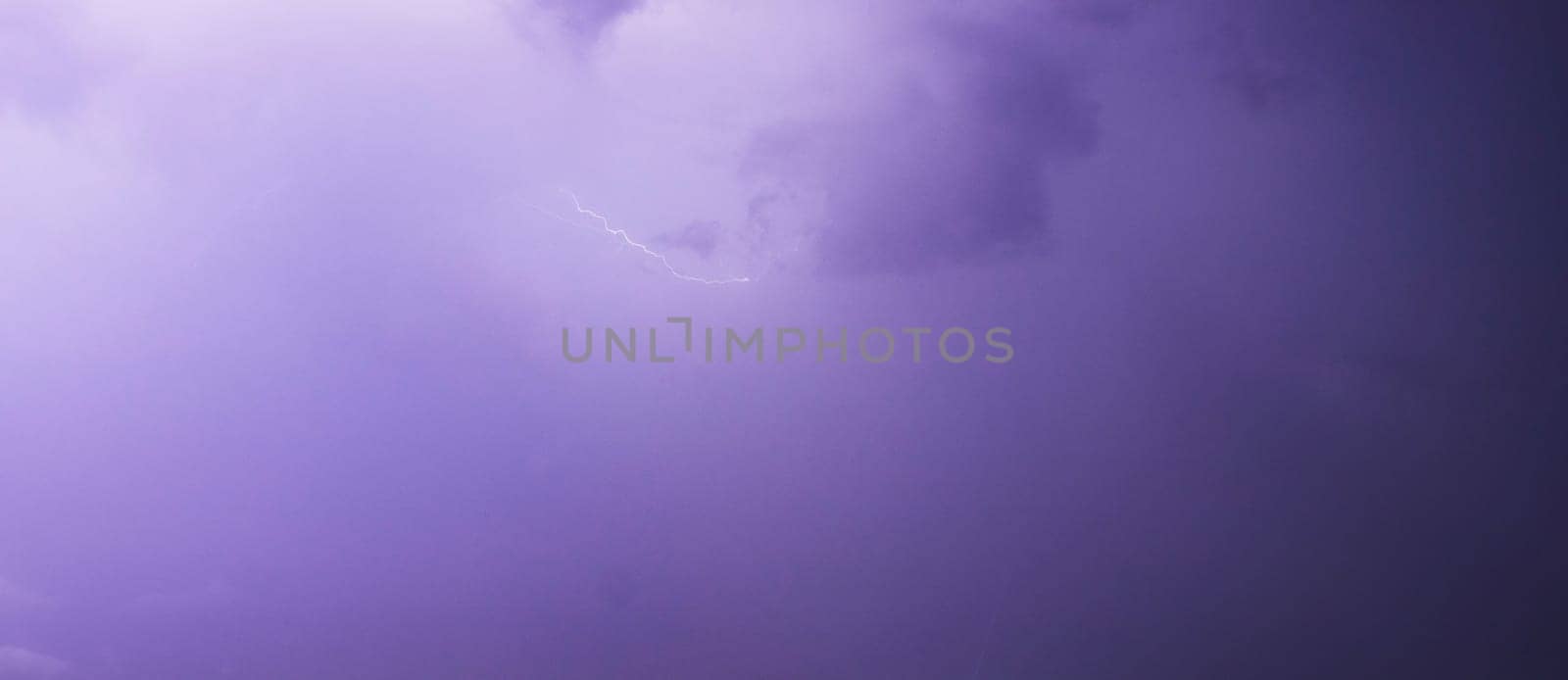 Shot of the lightning in the night sky