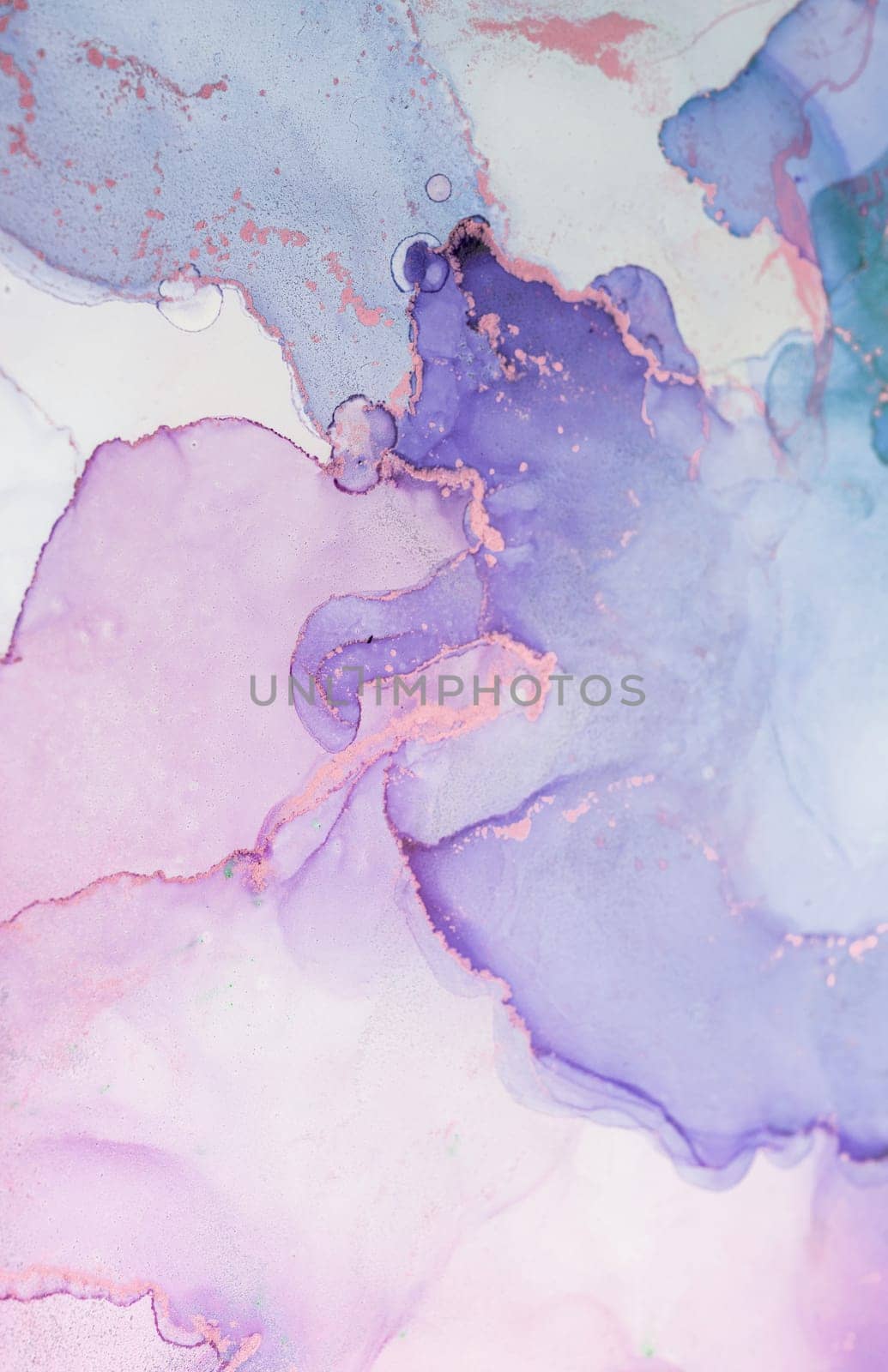 Layers of soft pastel colors merge fluidly, creating an artistic abstract design. The gentle blending evokes a calming and serene atmosphere, perfect for decor.