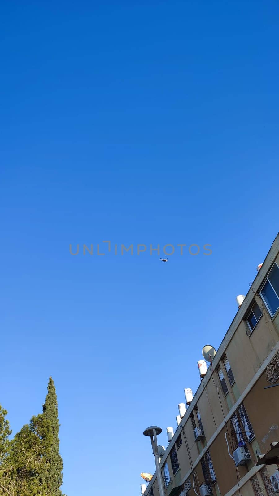 Blue light sky nature white clouds whether background . High quality photo