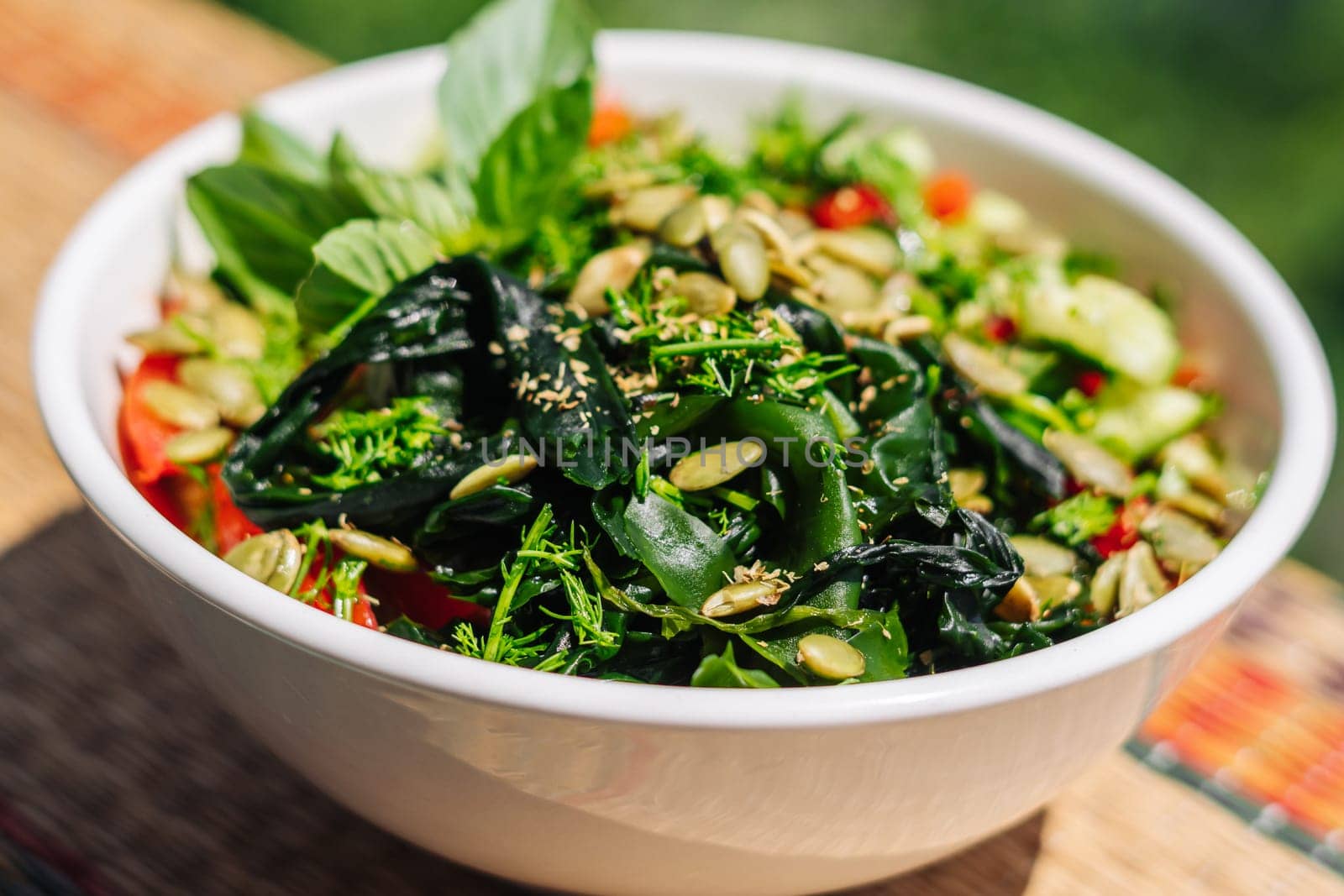 Energy of fresh raw vegetable healthy food, summer sunny mood.