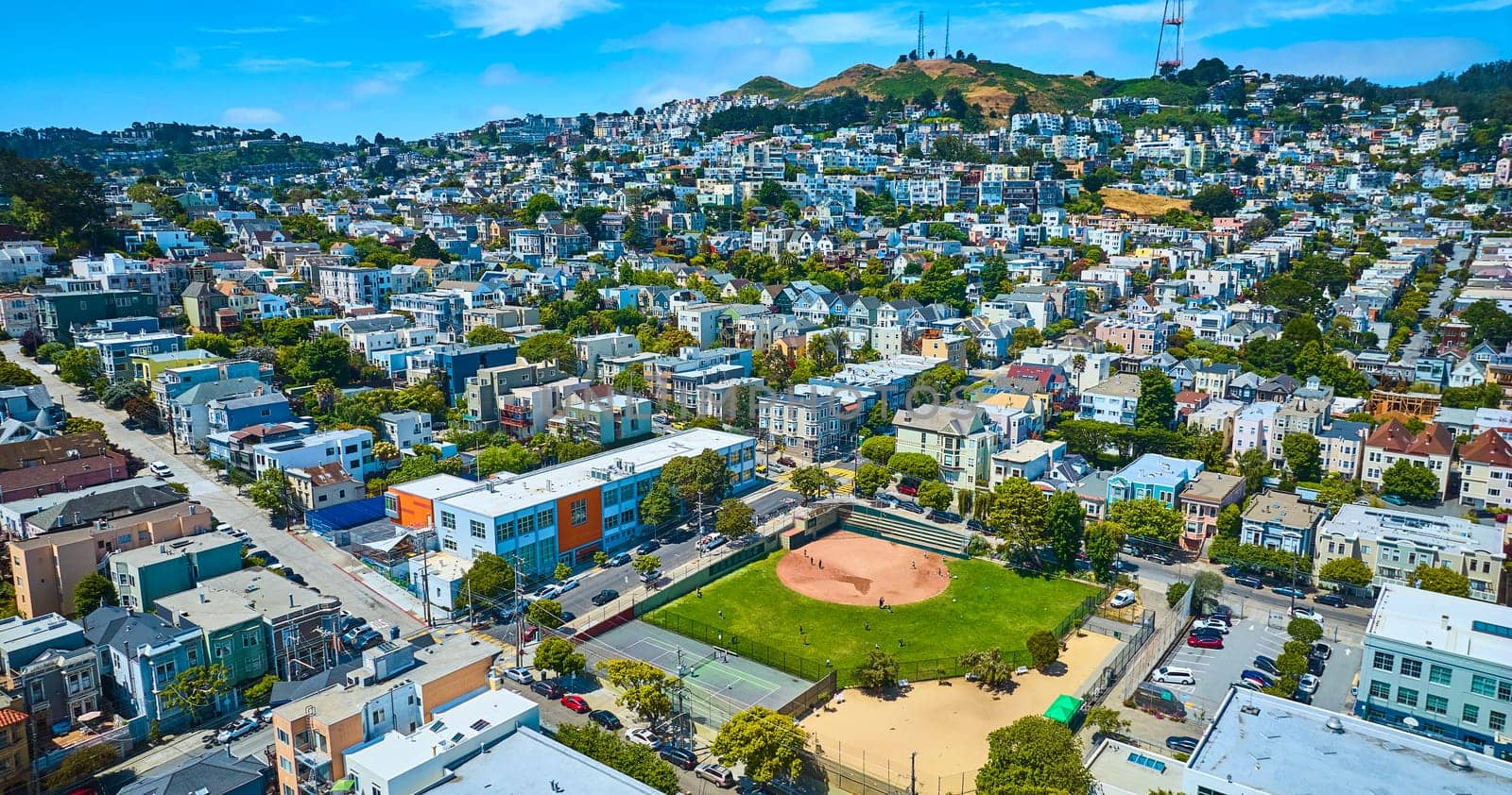 Image of West Sunset Diamond #3 aerial of San Francisco city