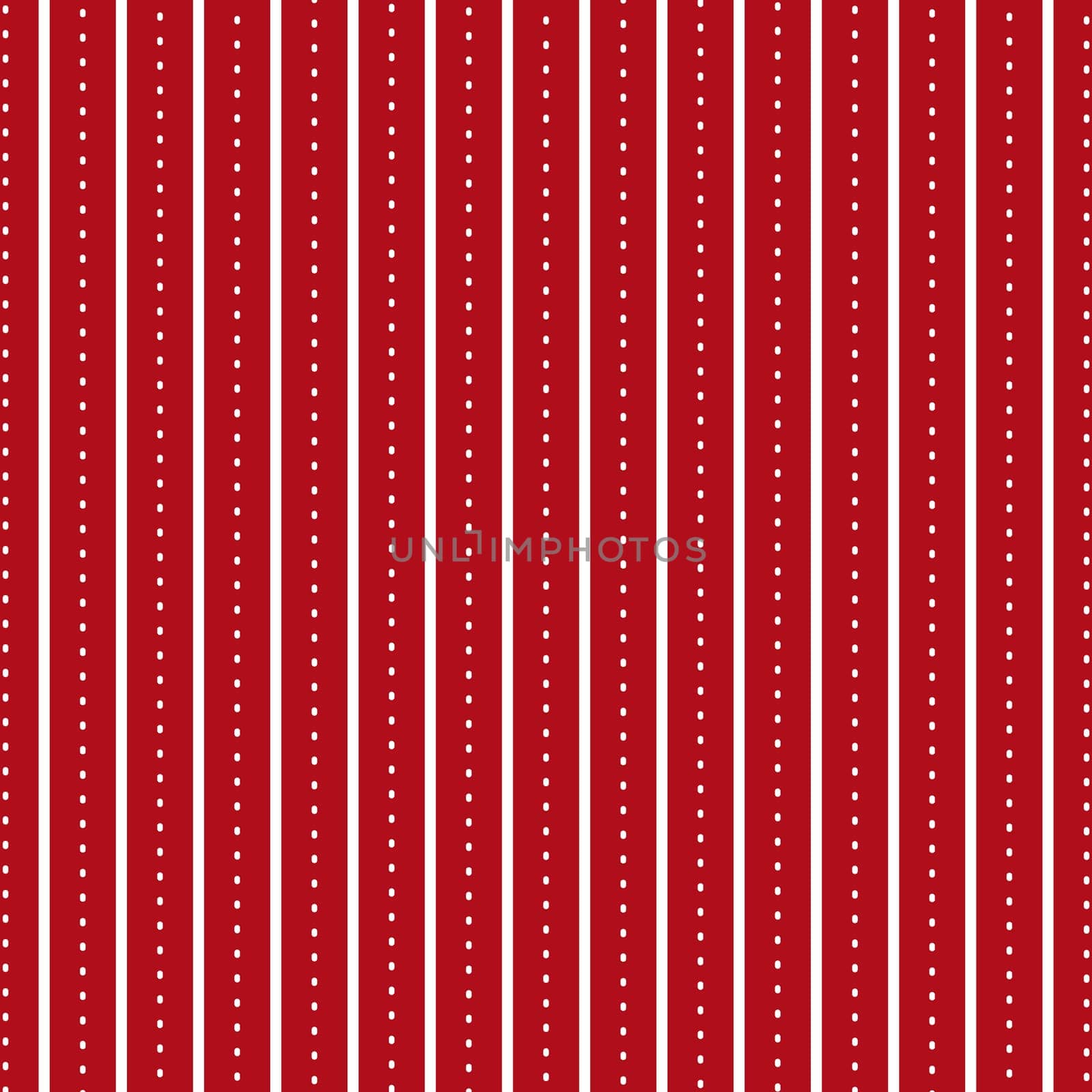 Bright red background with parallel lines and dots as seamless pattern for Christmas theme designs