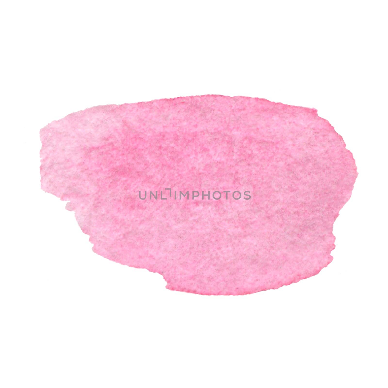 pink watercolor brushstroke hand-drawn watercolor illustration. Design for printing, greeting cards, packaging, invitations