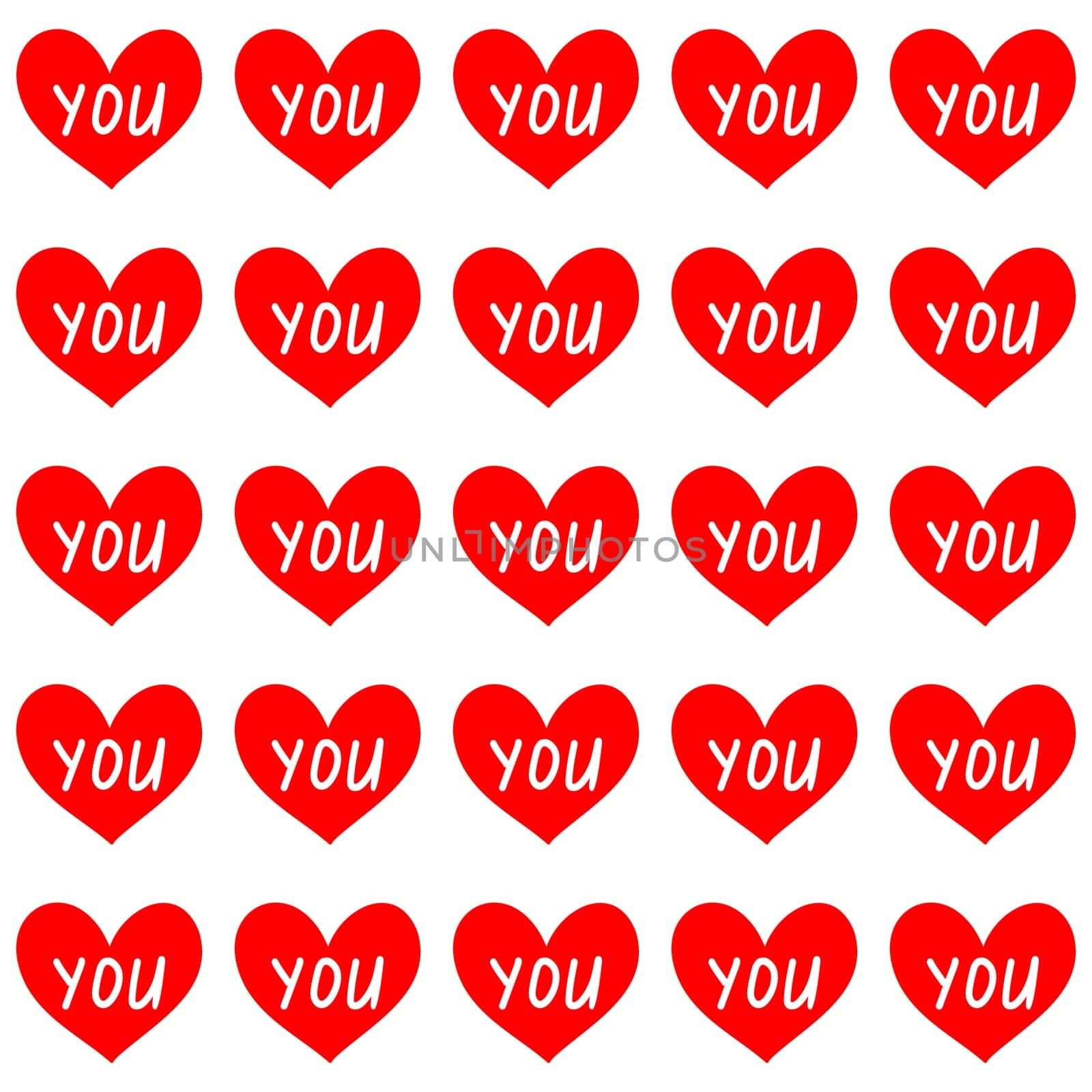 Valentines Day Seamless Background. Valentine pattern illustration