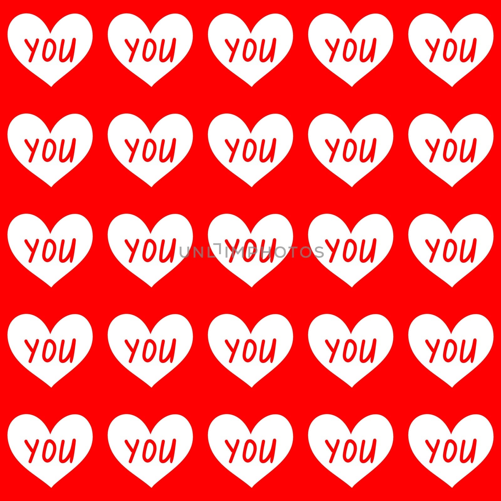 Valentines Day Seamless Background. Valentine pattern illustration