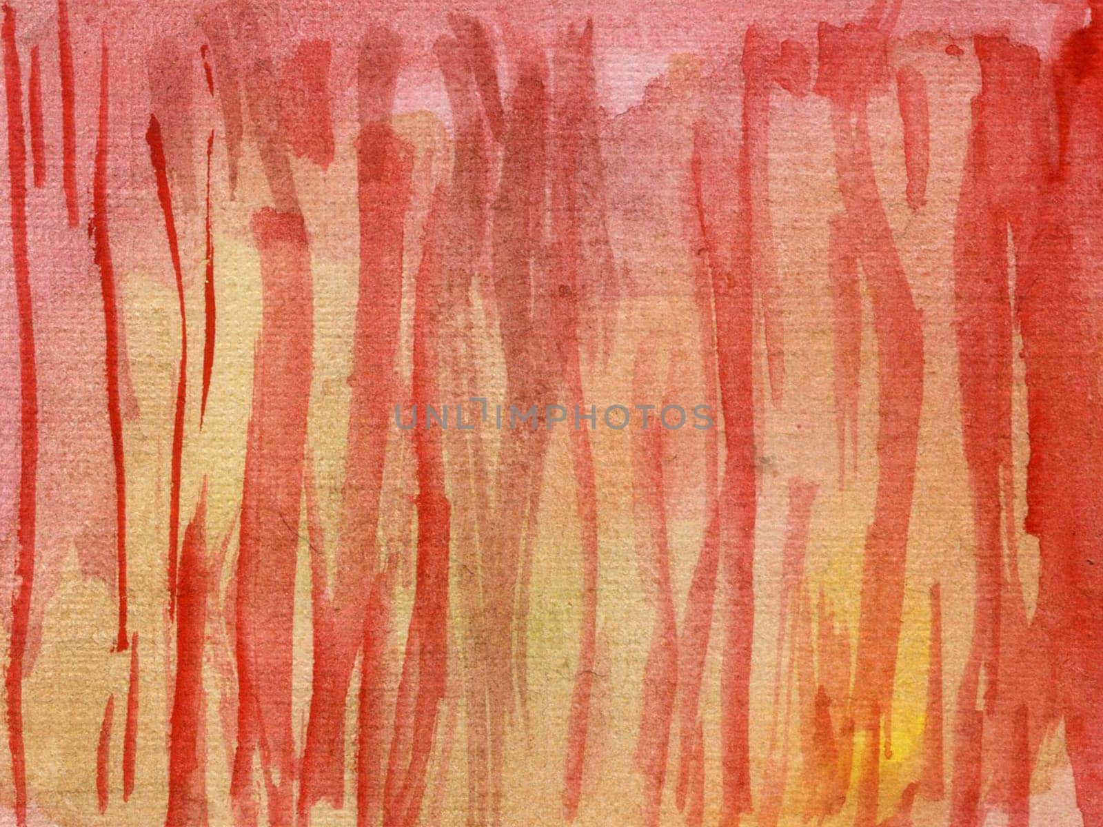 Red watercolor texture. Hand painted watercolor background