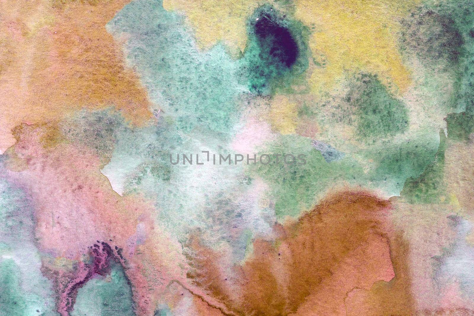Purple green watercolor paper background texture