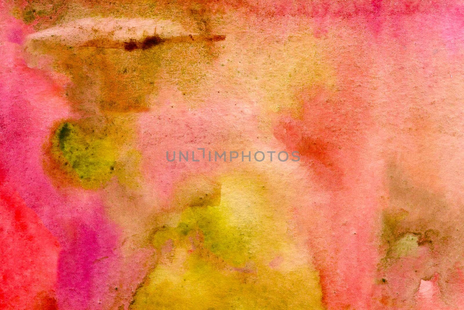 pink red-green watercolor paper background texture