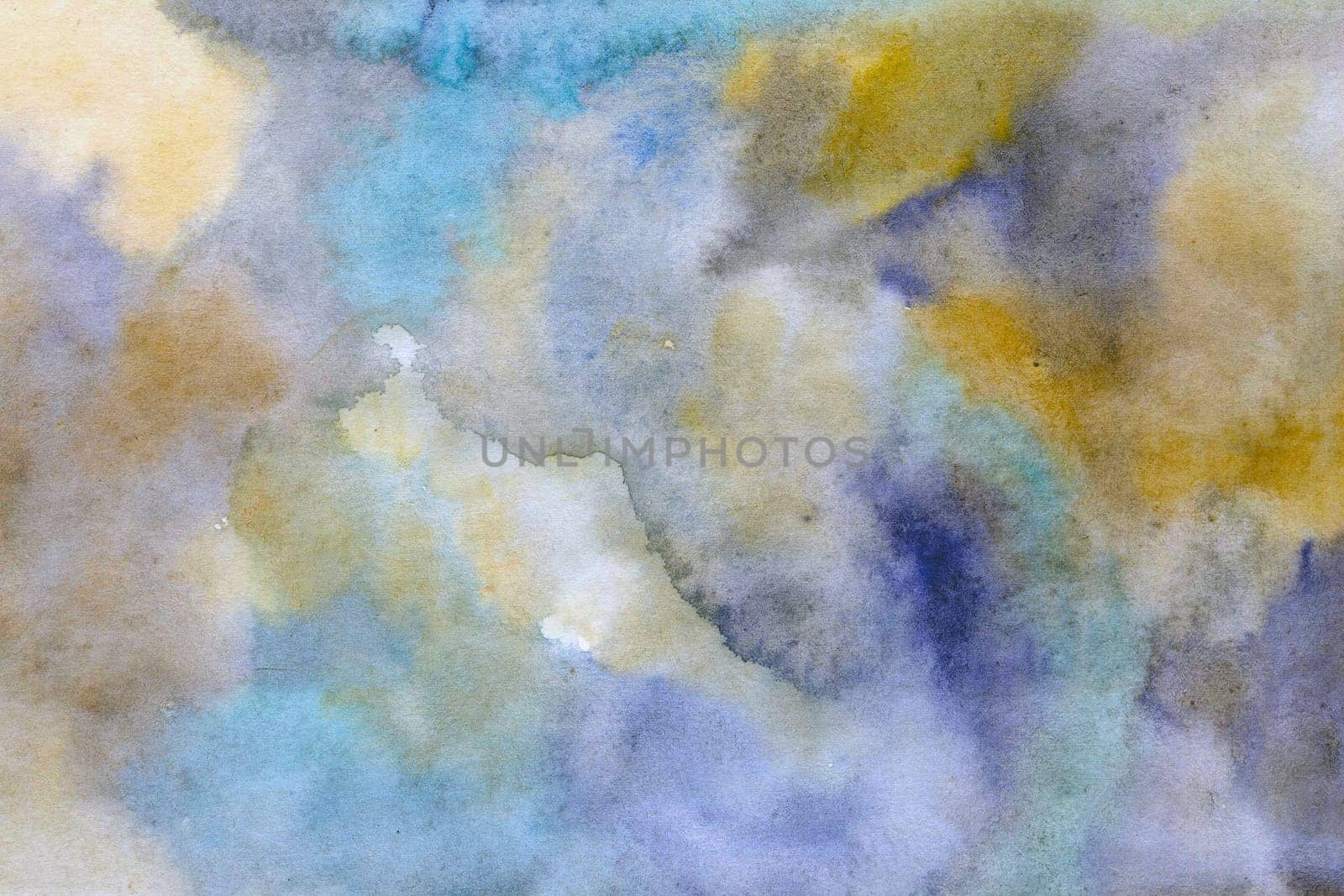 Purple -green watercolor paper background texture