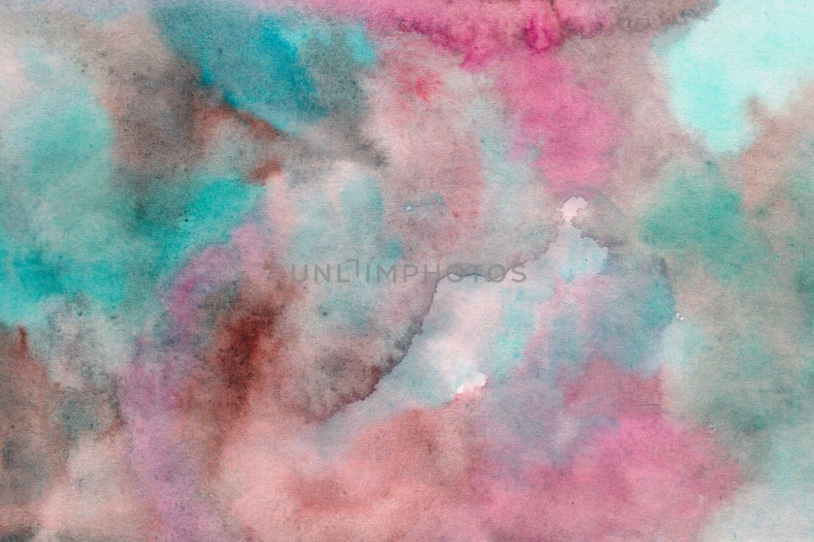 pink -blue watercolor paper background texture
