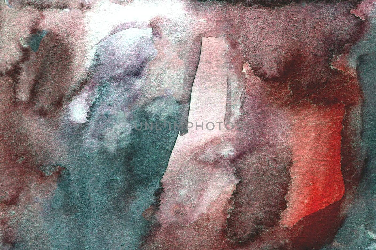 green red gradient watercolor paper background texture