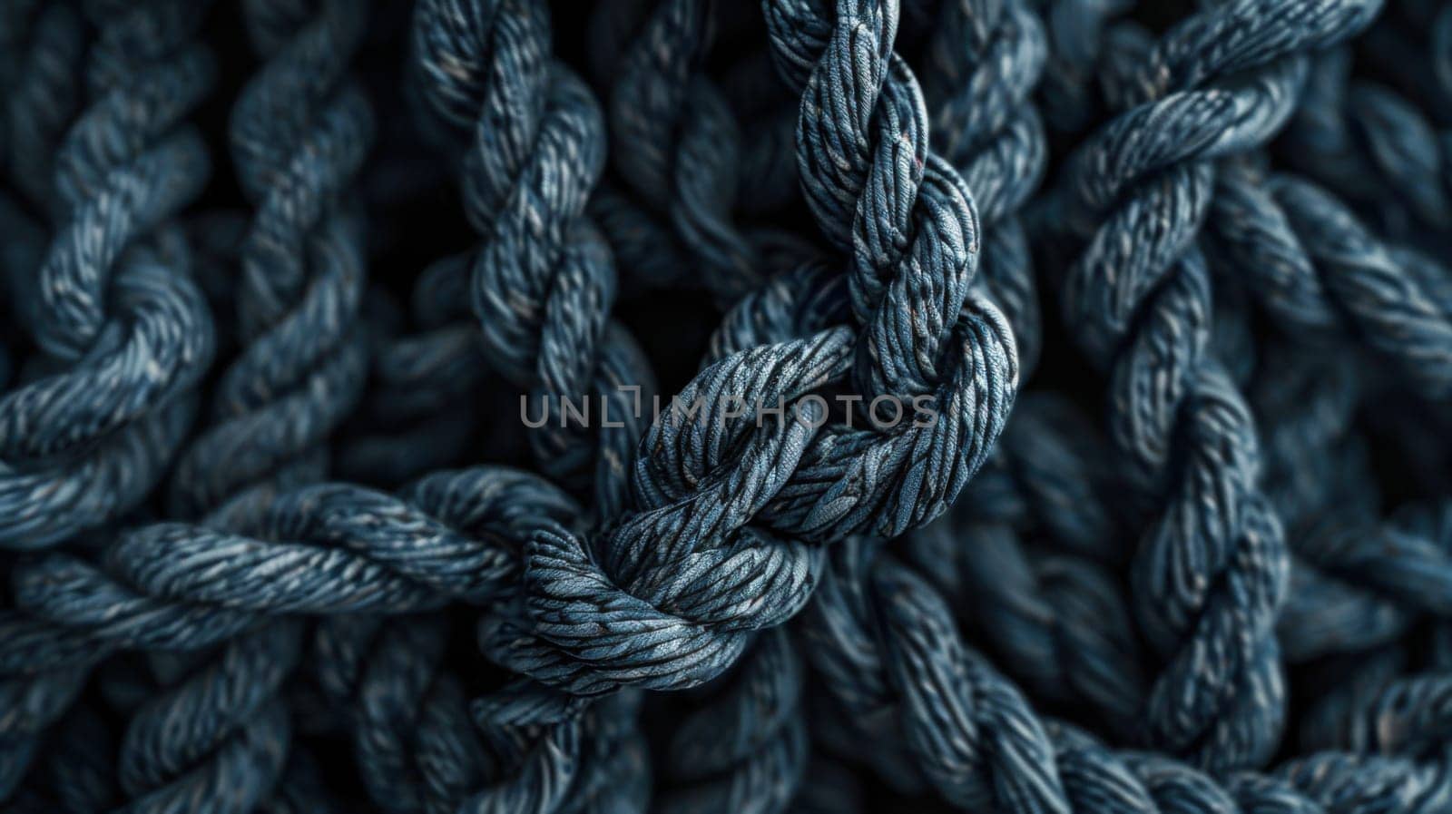 Yarn with intricate knots and loops