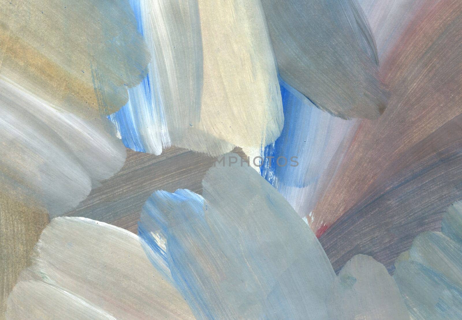 Picturesque Blue gray acrylic oil painting texture