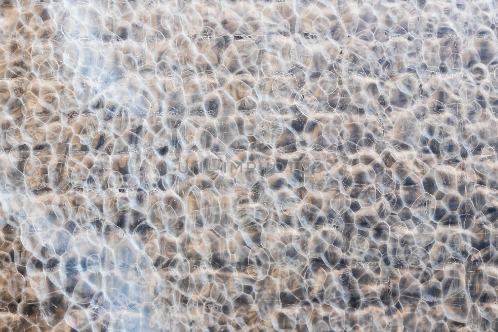 Abstract background of plastic with bubbles texture