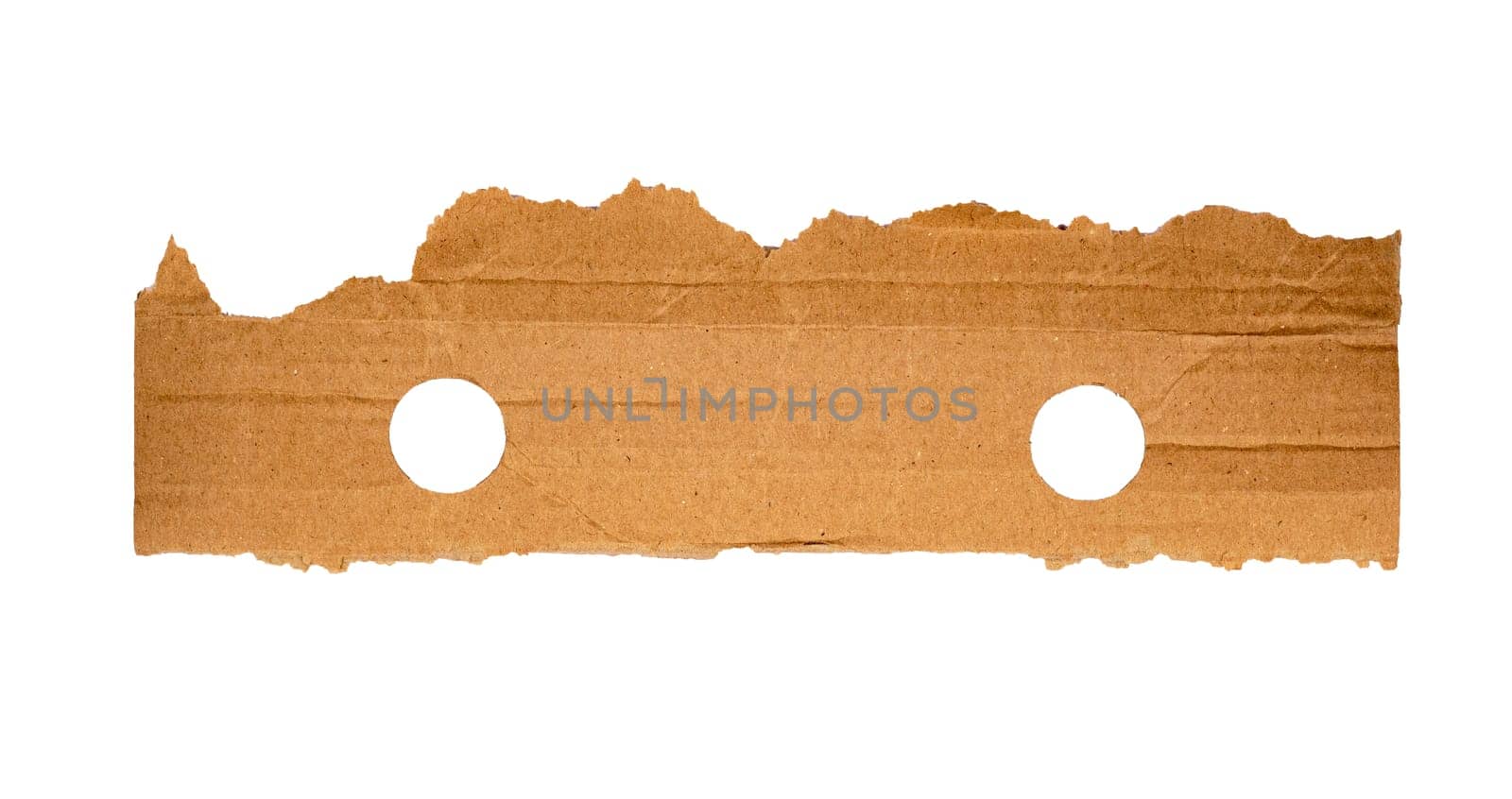 Old Ripped paper. Carton Piece, Ripped Kraft Paper Wallpaper, 
