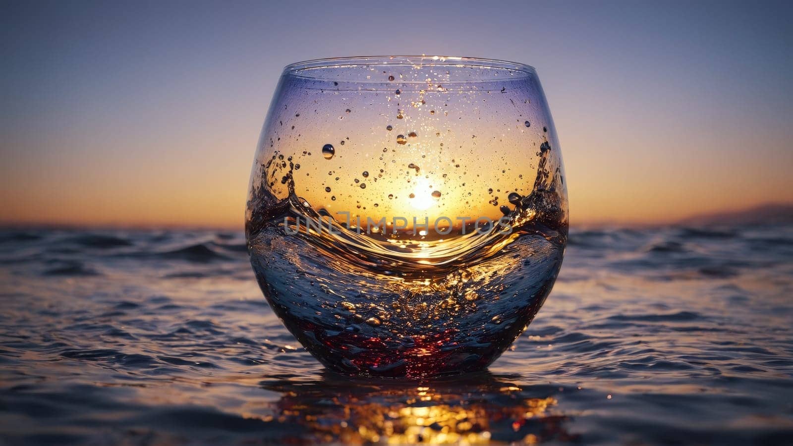 Abstract background with water drops