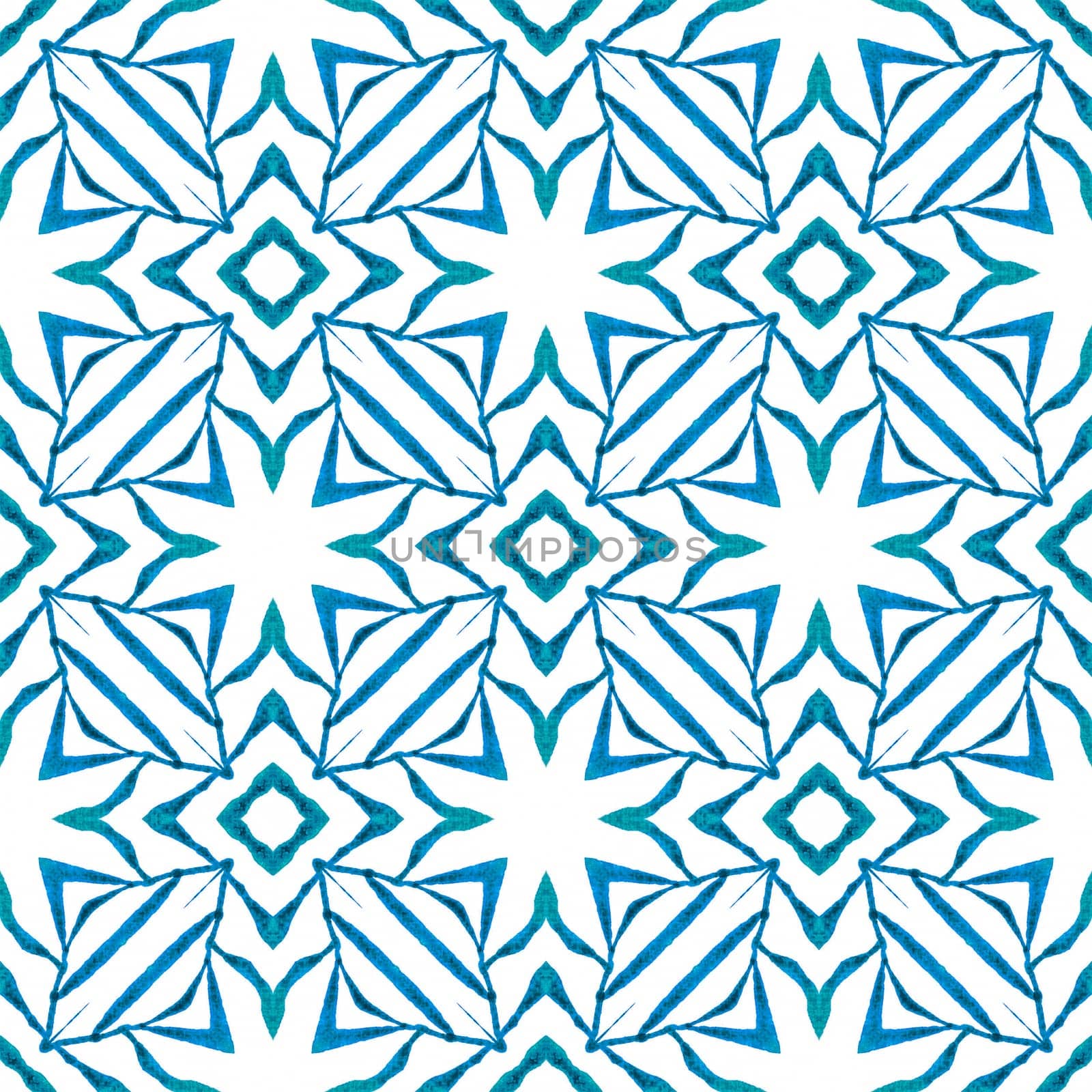 Organic tile. Blue magnetic boho chic summer by beginagain