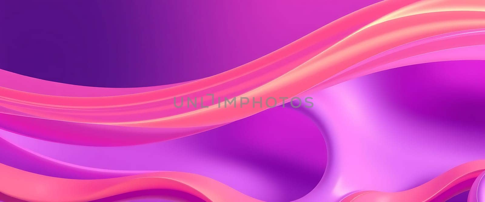 Colorful wave patterns in shades of purple and pink blend seamlessly, creating a dynamic and visually captivating digital design with smooth transitions.
