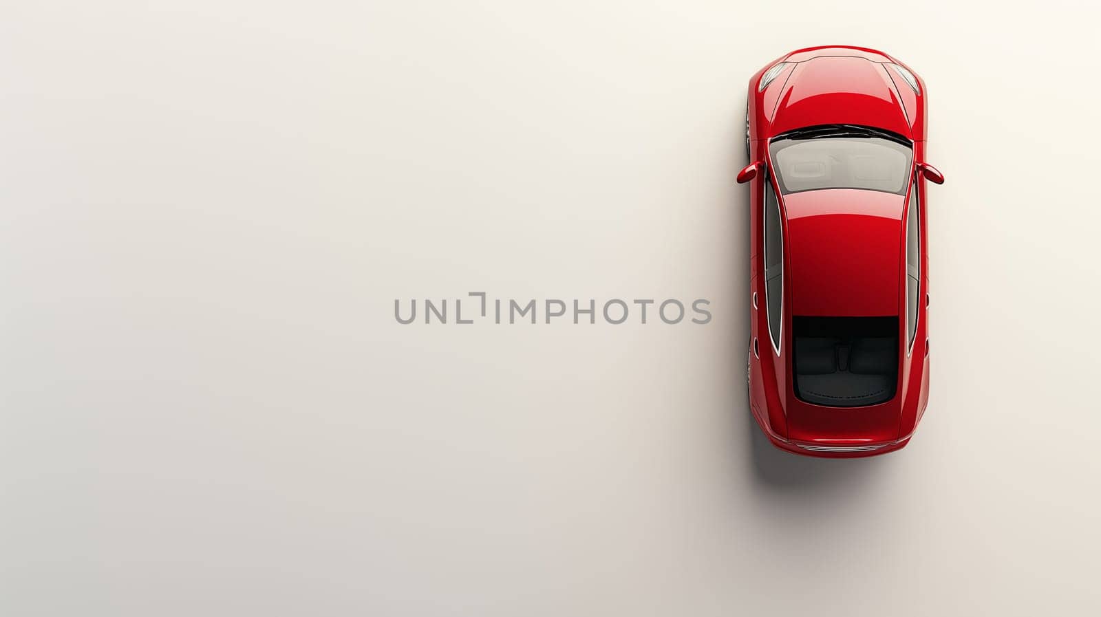 A stylish and striking red car against a vibrant red backdrop, showcasing exceptional design and elegant beauty