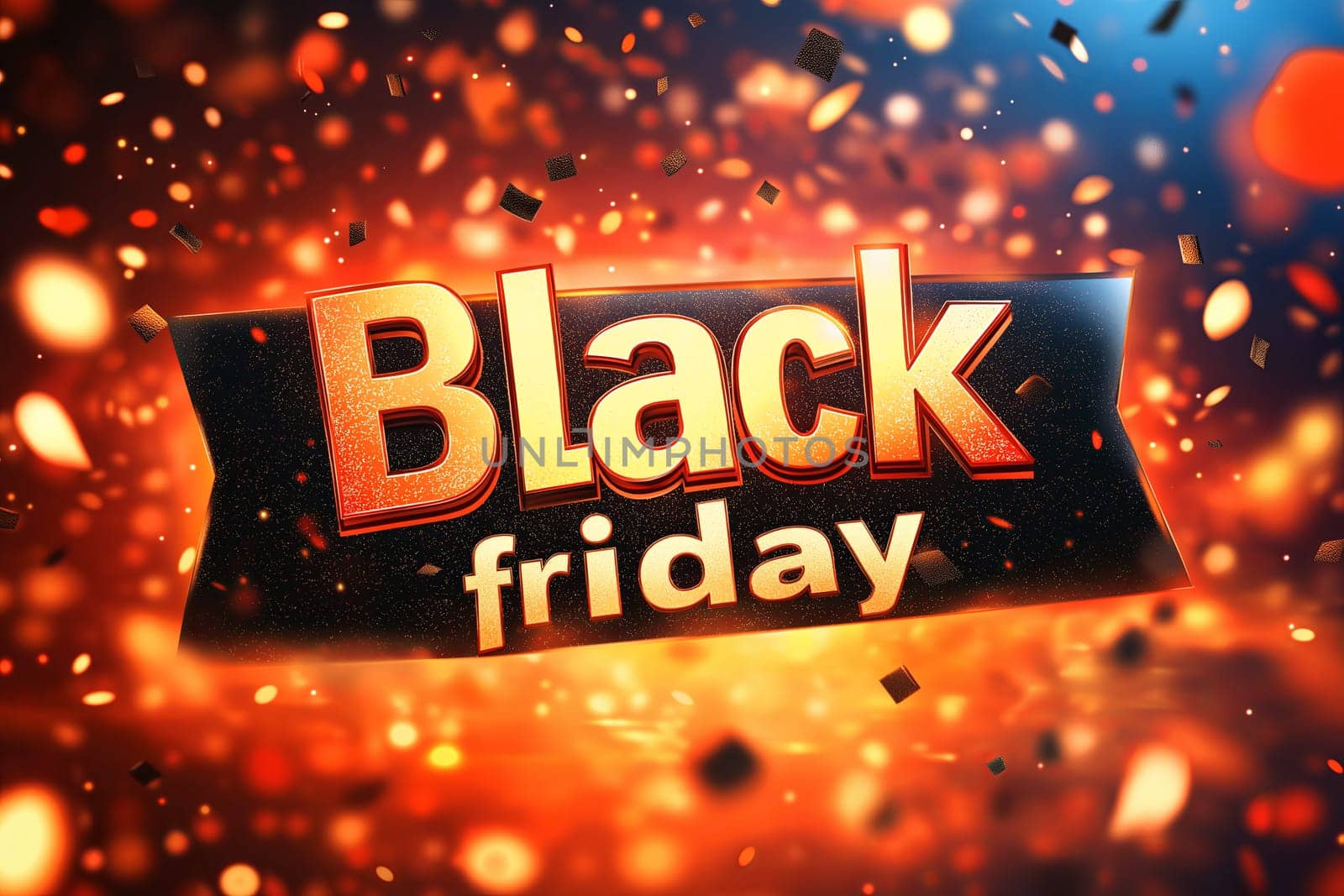 Black friday sale banner realistic illustration. add banner. High quality illustration