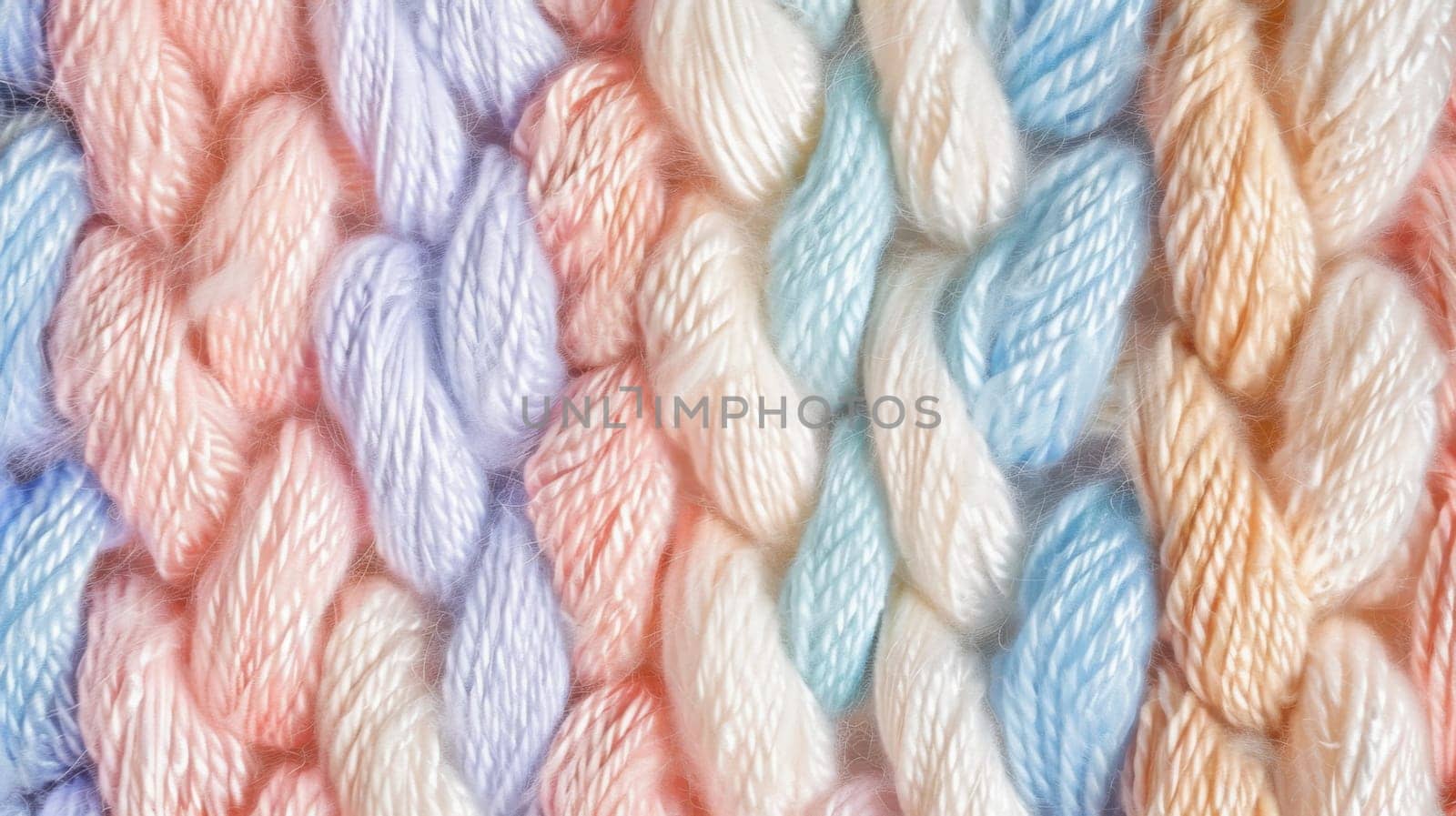 Close-up of woolen knit texture background, creating a visually appealing display