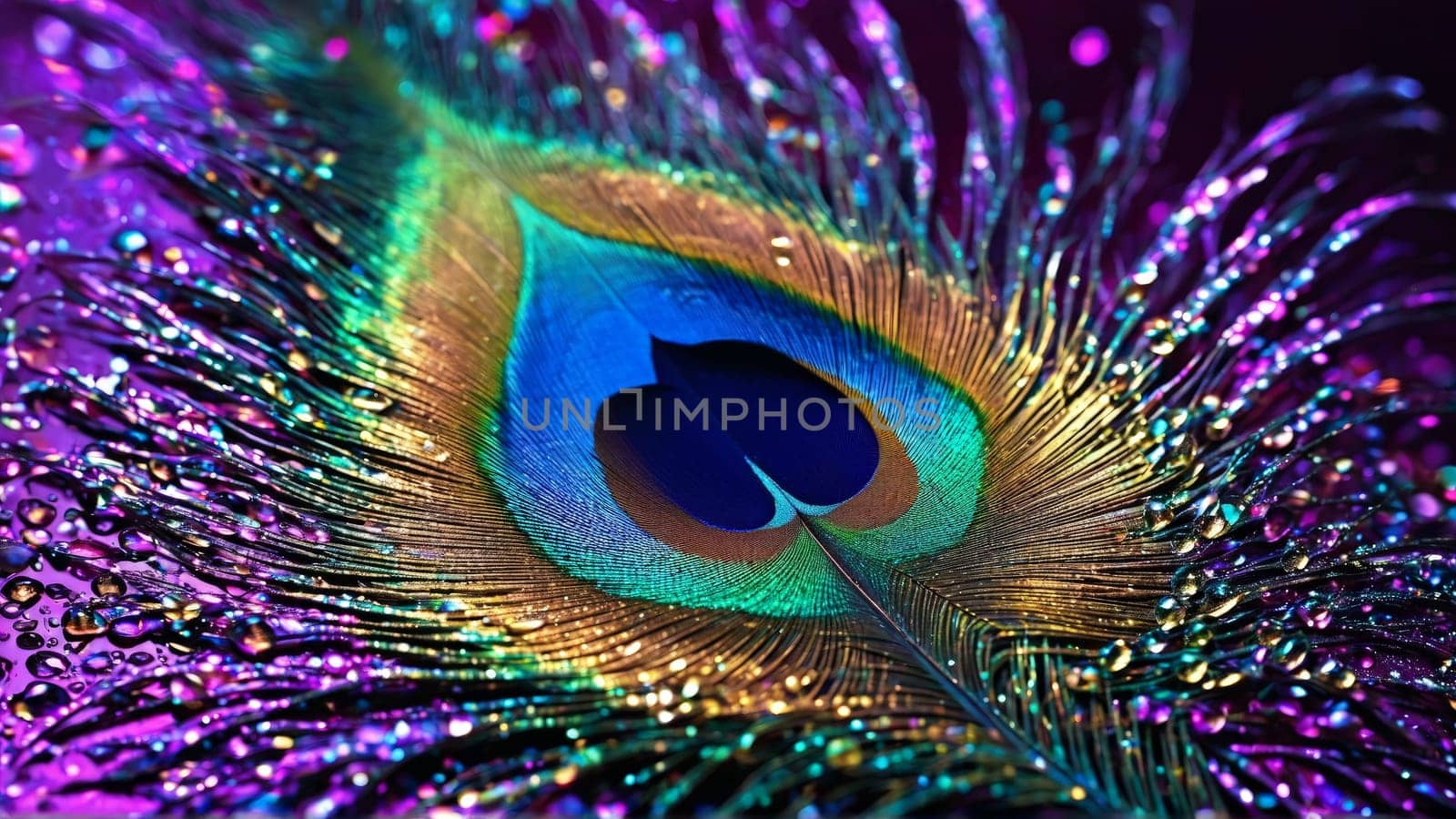 Abstract background with water drops