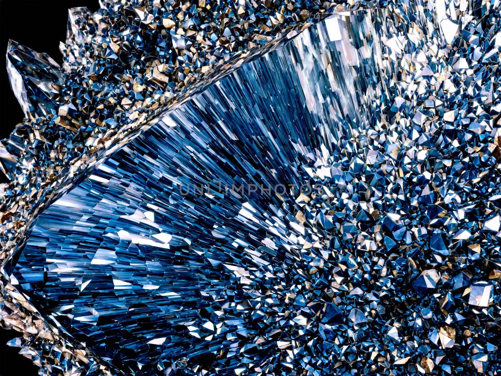 Stone isolated on transparent background. Porphyr A piece of porphyr with large crystals in a fine grained matrix captured in.